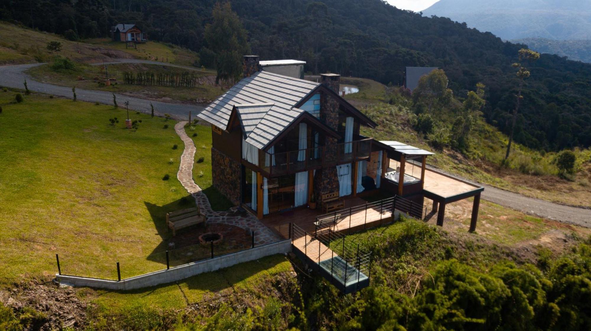 Caminho Das Nuvens - Cabanas De Montanha Bom Retiro  Exterior foto