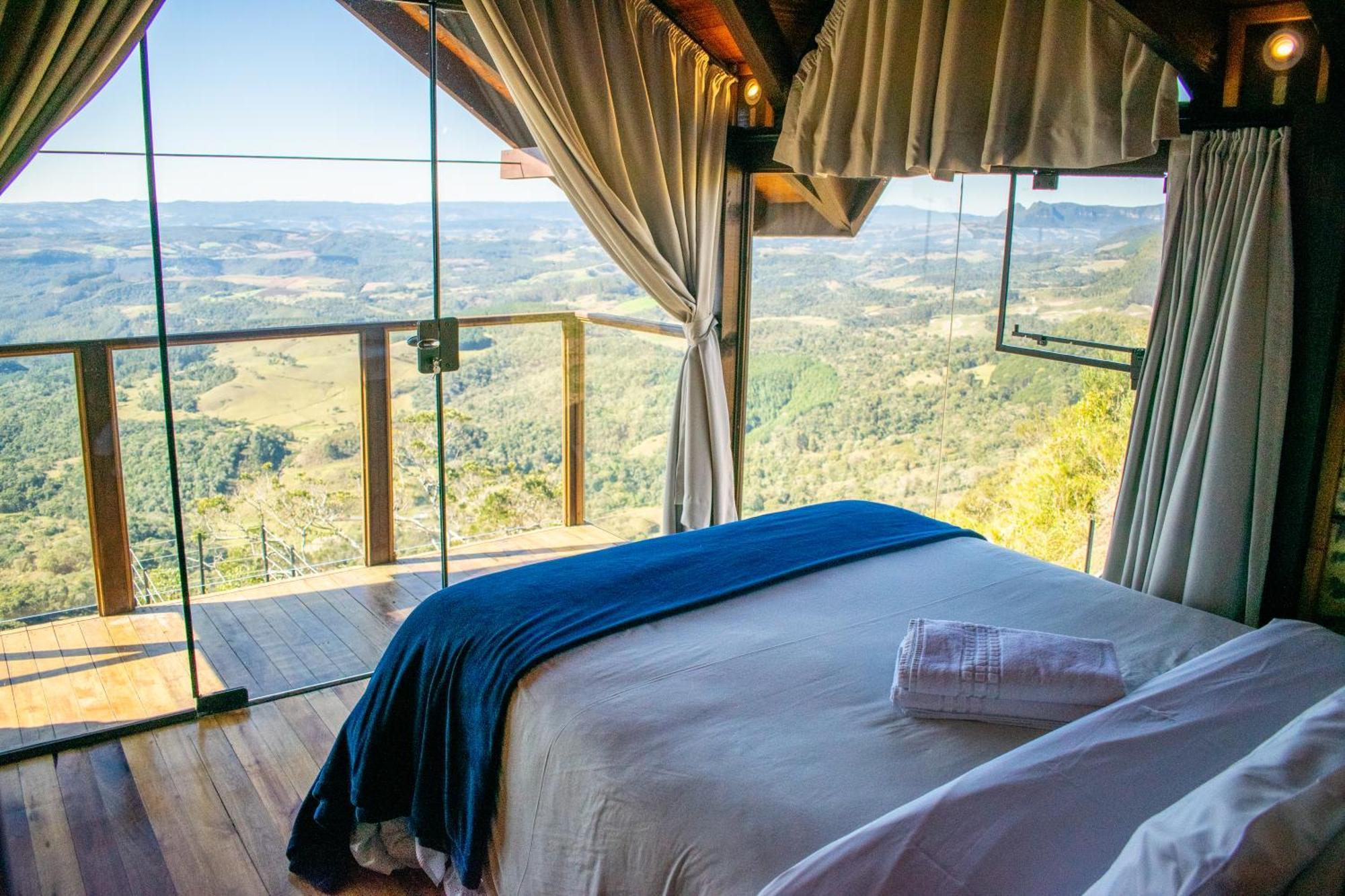 Caminho Das Nuvens - Cabanas De Montanha Bom Retiro  Exterior foto