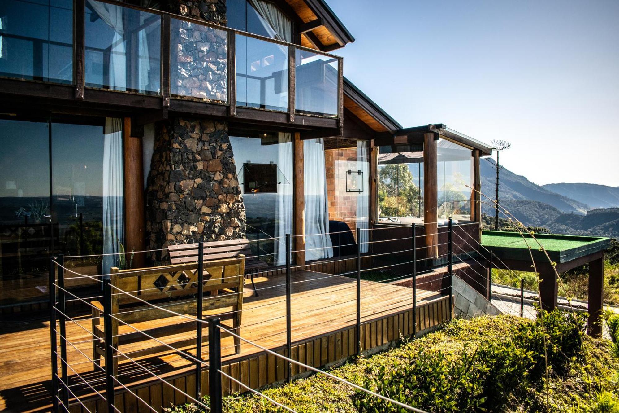 Caminho Das Nuvens - Cabanas De Montanha Bom Retiro  Exterior foto